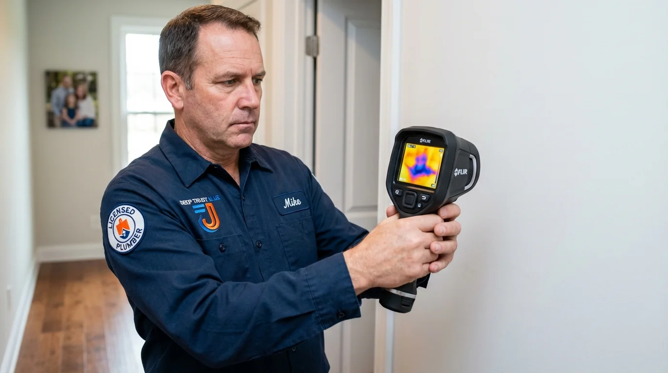 Thermal imaging leak detection by Johns Plumbing LLC in Peralta